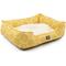 Show in main carousel: Majestic Pet Contemporary Lounge Hexo Shapes Bolster Dog Bed with Removable Cover, Medium, Yellow slide 4 of 5