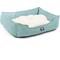Show in main carousel: Majestic Pet Contemporary Lounge Jackson Heathered Bolster Dog Bed with Removable Cover, Medium, Teal slide 3 of 5
