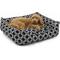 Show in main carousel: Majestic Pet Contemporary Lounge Links Bolster Dog Bed with Removable Cover, Medium, Black slide 2 of 4