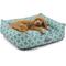 Show in main carousel: Majestic Pet Contemporary Lounge Links Bolster Dog Bed with Removable Cover, Medium, Teal slide 2 of 4