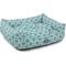 Show in main carousel: Majestic Pet Contemporary Lounge Links Bolster Dog Bed with Removable Cover, Medium, Teal slide 3 of 4