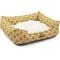 Show in main carousel: Majestic Pet Contemporary Lounge Links Bolster Dog Bed with Removable Cover, Medium, Yellow slide 4 of 4