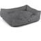 Show in main carousel: Majestic Pet Contemporary Lounge Palette Heathered Bolster Dog Bed with Removable Cover, Medium, Black slide 4 of 5
