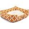 Show in main carousel: Majestic Pet Contemporary Lounge Trellis Bolster Dog Bed with Removable Cover, Medium, Peach slide 4 of 4