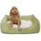 Show in main carousel: Majestic Pet Contemporary Lounge Villa Bolster Dog Bed with Removable Cover, Medium, Apple slide 1 of 5