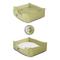 Show in main carousel: Majestic Pet Contemporary Lounge Villa Bolster Dog Bed with Removable Cover, Medium, Apple slide 3 of 5