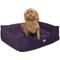 Show in main carousel: Majestic Pet Contemporary Lounge Villa Bolster Dog Bed with Removable Cover, Medium, Aubergine slide 4 of 4