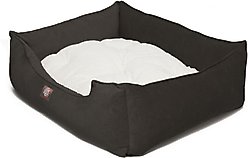 Majestic Pet Contemporary Lounge Villa Bolster Dog Bed with Removable Cover, Medium, Storm slide 2 of 3