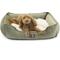 Show in main carousel: Majestic Pet Faux Suede Contemp Lounge Bolster Dog Bed with Removable Cover, Sage, X-Large slide 1 of 2