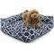 Show in main carousel: Majestic Pet Fusion Contemp Lounge Bolster Dog Bed with Removable Cover, Navy, Large slide 3 of 6