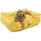 Show in main carousel: Majestic Pet Fusion Contemp Lounge Bolster Dog Bed with Removable Cover, Yellow, Large slide 2 of 4