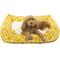 Show in main carousel: Majestic Pet Fusion Contemp Lounge Bolster Dog Bed with Removable Cover, Yellow, X-Large slide 1 of 5