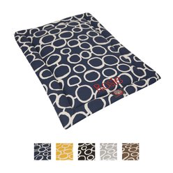 Majestic Pet Fusion Personalized Dog Crate Mat, Navy, Small