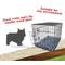 Show in main carousel: Majestic Pet Fusion Personalized Dog Crate Mat, Navy, X-Small slide 5 of 8