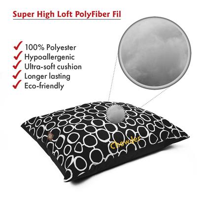 Show full view: Majestic Pet Fusion Personalized Pillow Cat & Dog Bed, Black, Small/Medium slide 5 of 7
