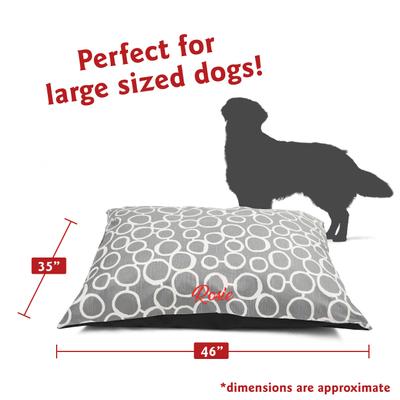 Show full view: Majestic Pet Fusion Personalized Pillow Cat & Dog Bed, Gray, Large slide 3 of 6