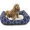 Show in main carousel: Majestic Pet Hexo Shapes Contemp Lounge Bolster Dog Bed with Removable Cover, Large, Blue slide 2 of 4