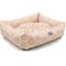 Show in main carousel: Majestic Pet Hexo Shapes Contemp Lounge Bolster Dog Bed with Removable Cover, Large, Pink slide 3 of 4