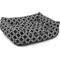 Show in main carousel: Majestic Pet Links Contemp Lounge Bolster Dog Bed with Removable Cover, Black, X-Large slide 3 of 4