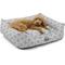 Show in main carousel: Majestic Pet Links Contemp Lounge Bolster Dog Bed with Removable Cover, Gray, Large slide 3 of 5