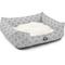 Show in main carousel: Majestic Pet Links Contemp Lounge Bolster Dog Bed with Removable Cover, Gray, Large slide 5 of 5