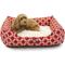 Show in main carousel: Majestic Pet Links Contemp Lounge Bolster Dog Bed with Removable Cover, Red, X-Large slide 1 of 6