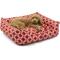 Show in main carousel: Majestic Pet Links Contemp Lounge Bolster Dog Bed with Removable Cover, Red, X-Large slide 3 of 6