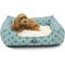 Show in main carousel: Majestic Pet Links Contemp Lounge Bolster Dog Bed with Removable Cover, Teal, X-Large slide 1 of 4