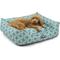 Show in main carousel: Majestic Pet Links Contemp Lounge Bolster Dog Bed with Removable Cover, Teal, X-Large slide 2 of 4