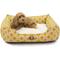 Show in main carousel: Majestic Pet Links Contemp Lounge Bolster Dog Bed with Removable Cover, Yellow, X-Large slide 1 of 4