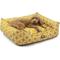 Show in main carousel: Majestic Pet Links Contemp Lounge Bolster Dog Bed with Removable Cover, Yellow, X-Large slide 2 of 4