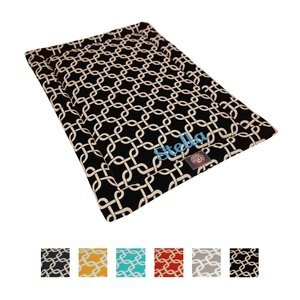 Majestic Pet Links Personalized Dog Crate Mat, Black, Large
