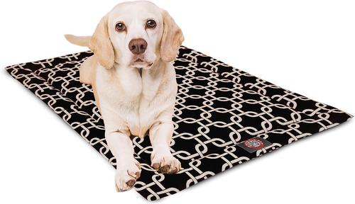 Show full view: Majestic Pet Links Personalized Dog Crate Mat, Black, Large slide 5 of 10
