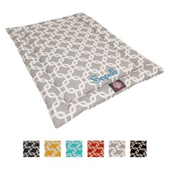 Majestic Pet Links Personalized Dog Crate Mat, Gray, Large