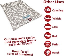 Majestic Pet Links Personalized Dog Crate Mat, Gray, Large slide 2 of 8