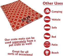 Majestic Pet Links Personalized Dog Crate Mat, Red, Medium slide 2 of 8