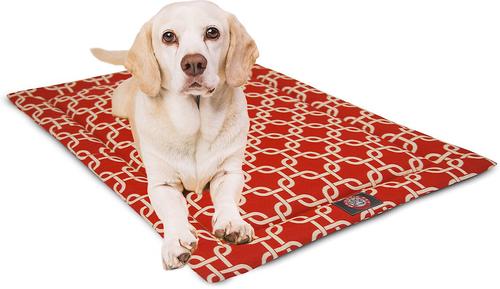 Show full view: Majestic Pet Links Personalized Dog Crate Mat, Red, X-Small slide 4 of 9