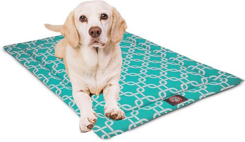 Show full view: Majestic Pet Links Personalized Dog Crate Mat, Teal, X-Large slide 4 of 9