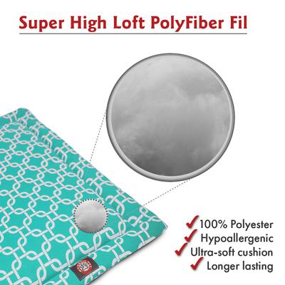 Show full view: Majestic Pet Links Personalized Dog Crate Mat, Teal, X-Large slide 5 of 9