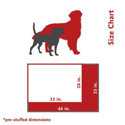 Show full view: Majestic Pet Links Personalized Pillow Cat & Dog Bed, Purple, Large slide 4 of 5