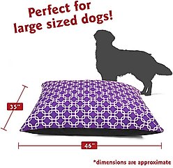Majestic Pet Links Super Value Dog Bed, Purple, Large slide 2 of 5