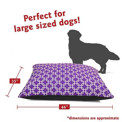 Show full view: Majestic Pet Links Super Value Dog Bed, Purple, Large slide 2 of 6