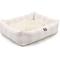 Show in main carousel: Majestic Pet Luxe Bagel Anderson Check Bolster Dog Bed with Removable Cover, Pink, Large slide 4 of 5