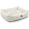 Show in main carousel: Majestic Pet Luxe Bagel Arrow Bolster Dog Bed with Removable Cover, White/Tan Arrows, Large slide 5 of 5