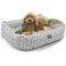 Show in main carousel: Majestic Pet Luxe Bagel Aruba Bolster Dog Bed with Removable Cover, Gray, Large slide 2 of 4