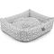 Show in main carousel: Majestic Pet Luxe Bagel Aruba Bolster Dog Bed with Removable Cover, Gray, X-Large slide 5 of 5