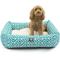 Show in main carousel: Majestic Pet Luxe Bagel Aruba Bolster Dog Bed with Removable Cover, Teal, X-Large slide 1 of 5