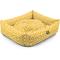 Show in main carousel: Majestic Pet Luxe Bagel Aruba Bolster Dog Bed with Removable Cover, Yellow, X-Large slide 5 of 5