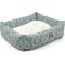 Show in main carousel: Majestic Pet Luxe Bagel Charlie Bolster Dog Bed with Removable Cover, Emerald, X-Large slide 3 of 4