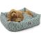 Show in main carousel: Majestic Pet Luxe Bagel Charlie Bolster Dog Bed with Removable Cover, Emerald, X-Large slide 2 of 4